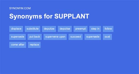 supplant synonym